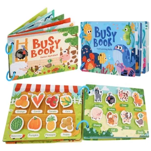 Montessori Herbruikbare Stickerboeken - DIY Leer Puzzels